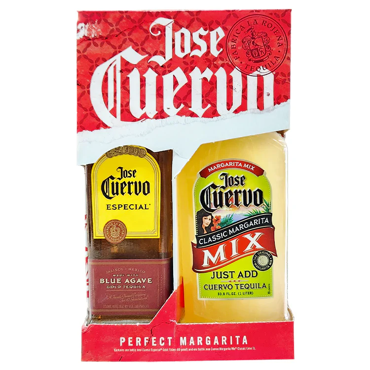 JOSE CUERVO TEQUILA GOLD W/ MARGARITA MIX 750ML
