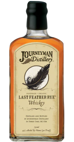 JOURNEYMAN WHISKEY ORGANIC LAST FEATHER RYE MICHIGAN 750ML