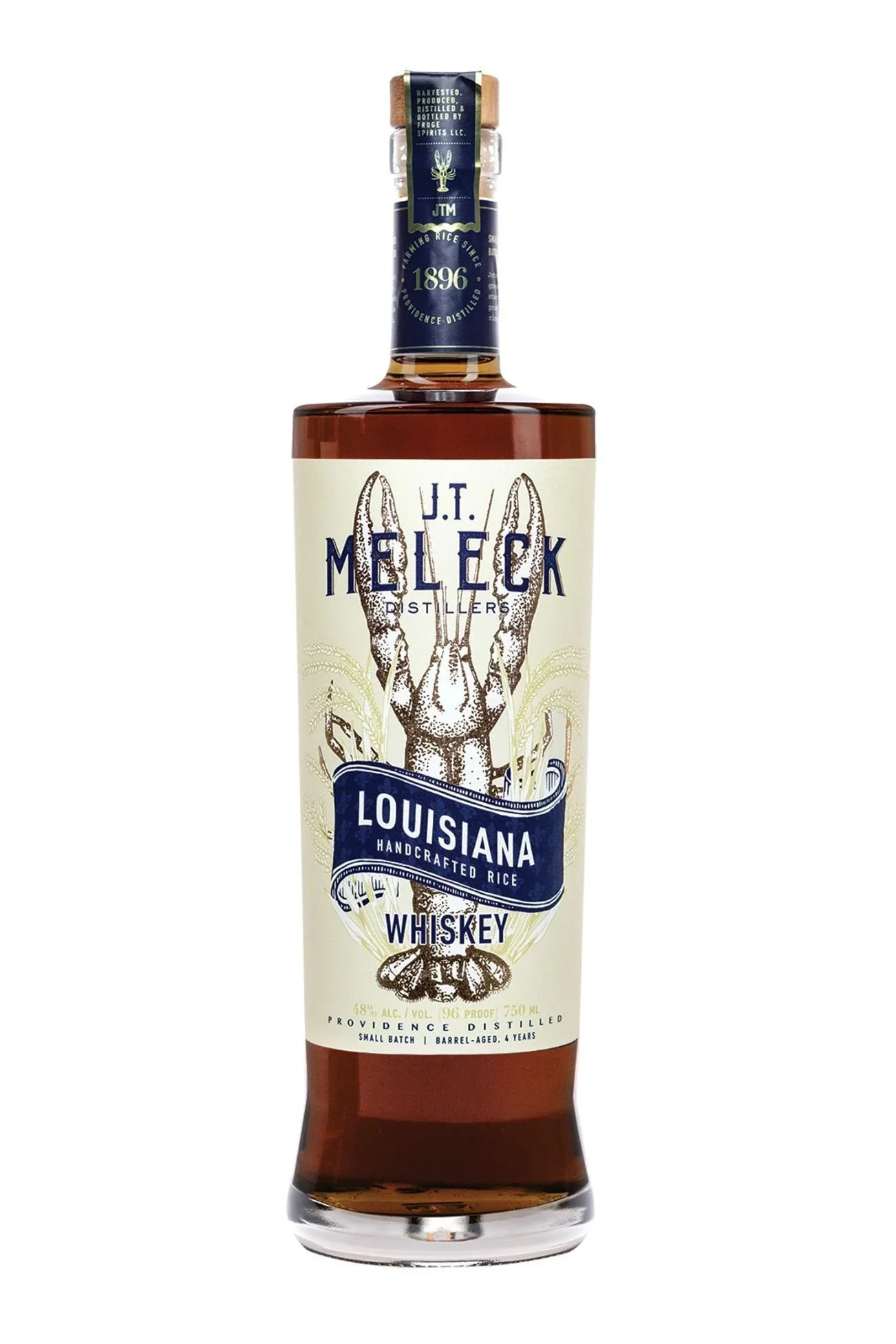 JT MELECK WHISKEY SMALL BATCH LOUISIANA 750ML