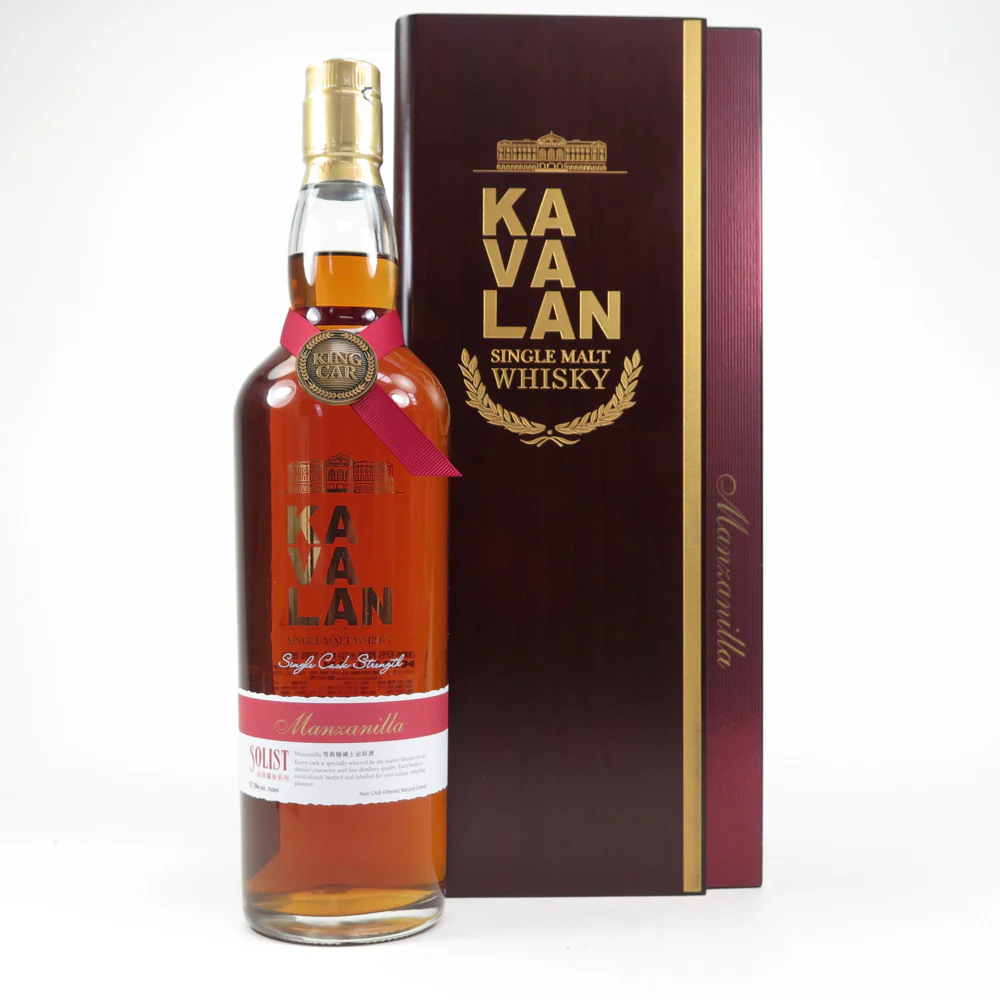 KAVALAN WHISKY MANZANILLA CASK 114.2PF TAIWAN 750ML