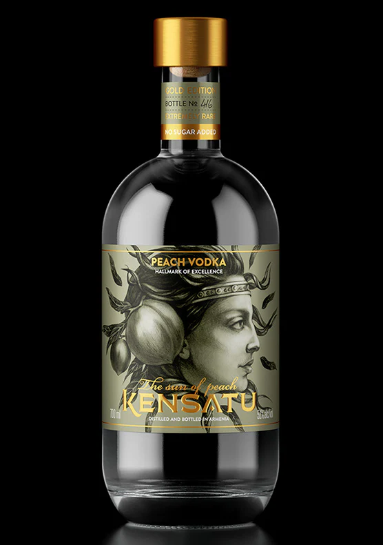 KENSATU BRANDY PEACH ARMENIA 750ML - Image 2