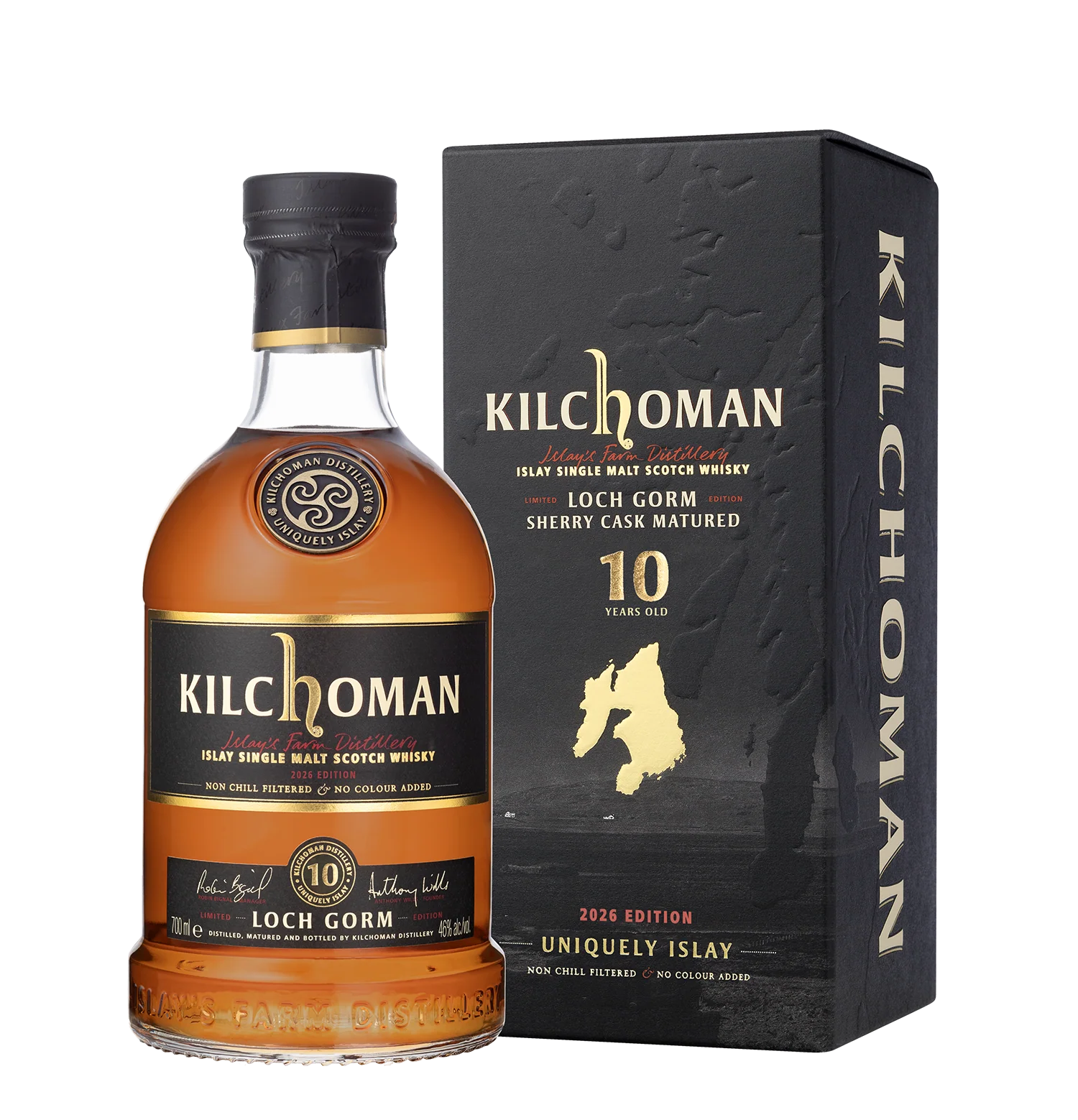 KILCHOMAN LOCH GORM SCOTCH SINGLE MALT SHERRY CASK MATURED 2026 EDITION 10YR 750ML