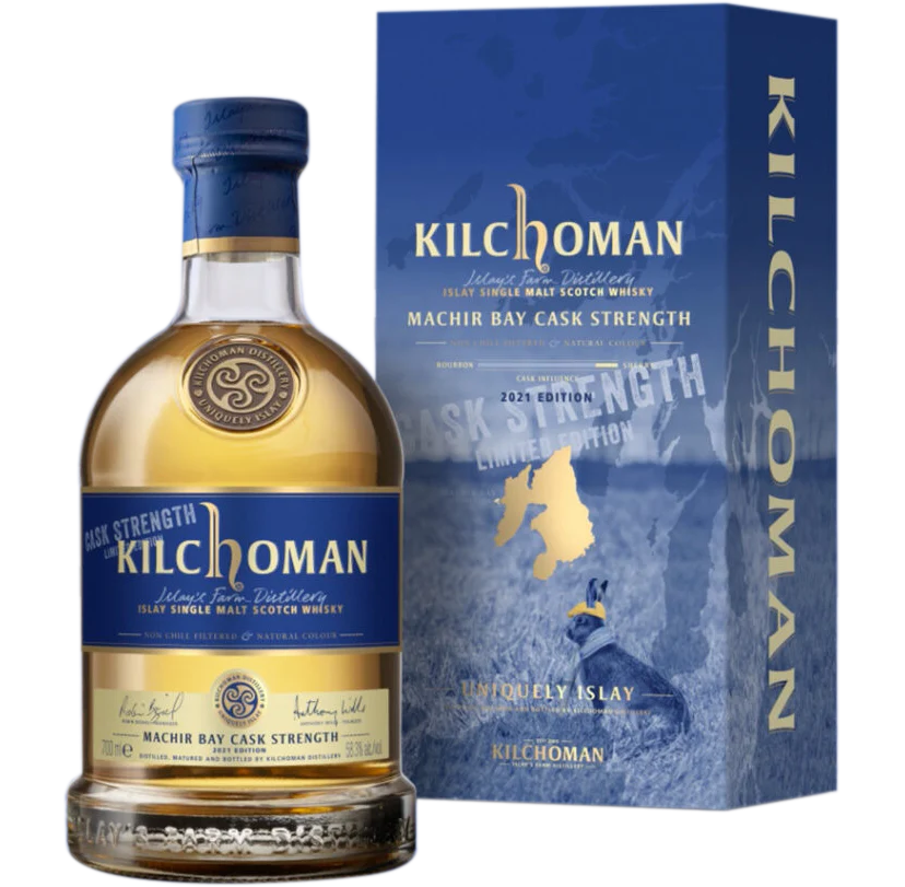 KILCHOMAN SCOTCH SINGLE MALT MACHIR BAY CASK STRENGTH LIMITED EDITION 750ML