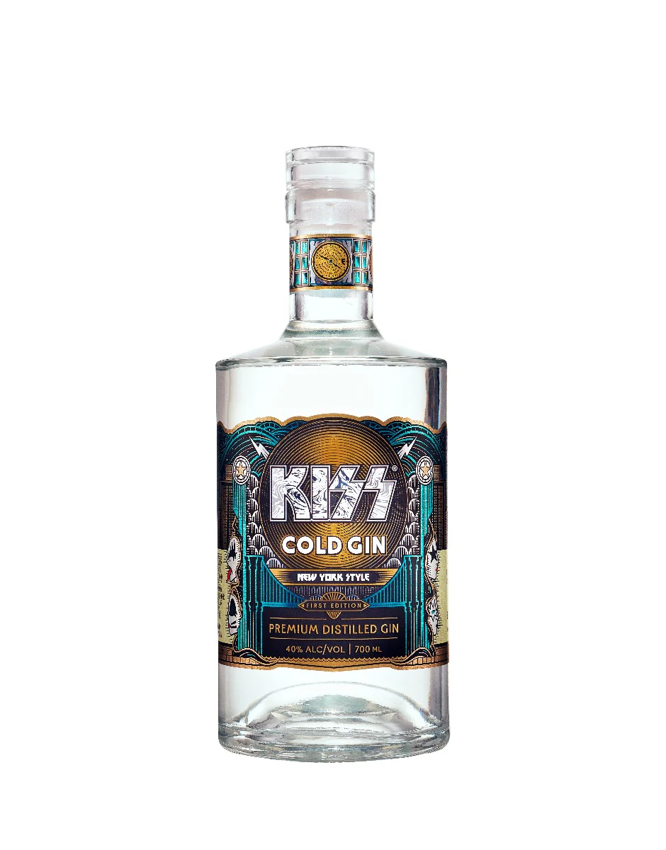 KISS GIN COLD PREMIUM DISTILLED NEW YORK STYLE SWEDEN 700ML