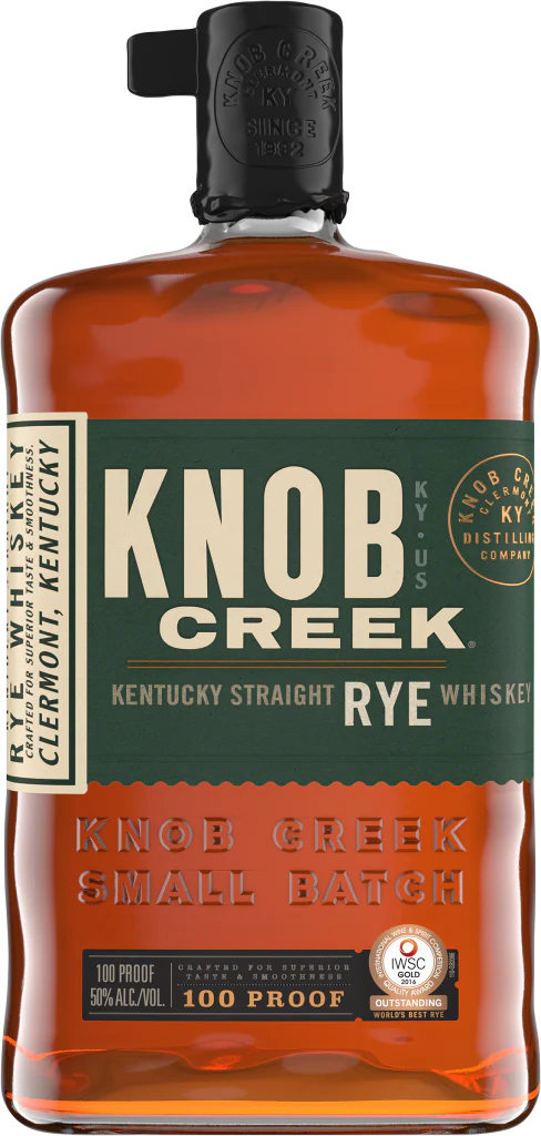 KNOB CREEK WHISKEY RYE SMALL BATCH KENTUCKY 1.75LI