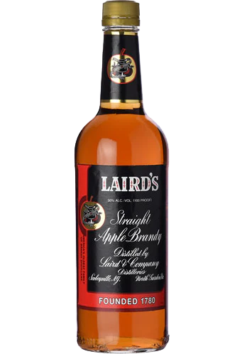 LAIRDS APPLE BRANDY STRAIGHT BOTTLED IN BOND NEW JERSEY 750ML