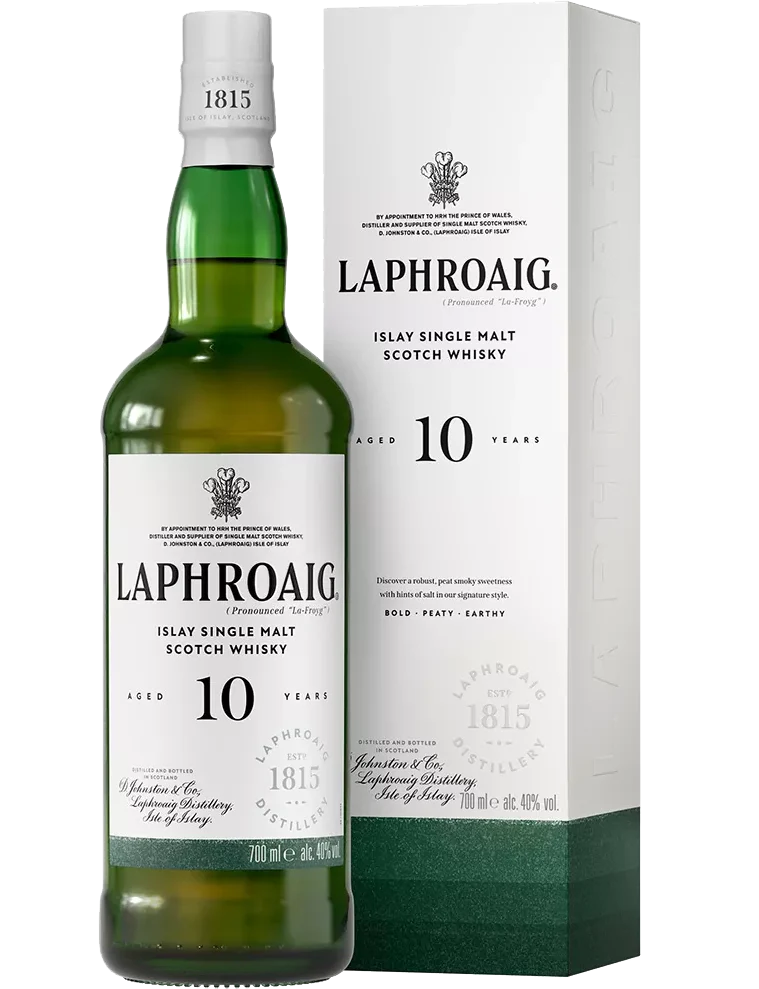 LAPHROAIG SCOTCH SINGLE MALT 86PF 10YR 750ML