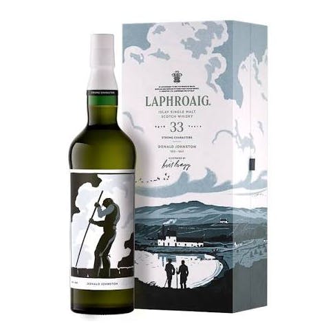 LAPHROAIG SCOTCH SINGLE MALT LIMITED DONALD JOHNSTON EDITION 33YR 750ML