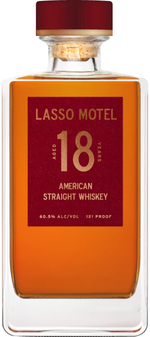 LASSO MOTEL WHISKEY STRAIGHT AMERICAN INDIANA 18YR 750ML
