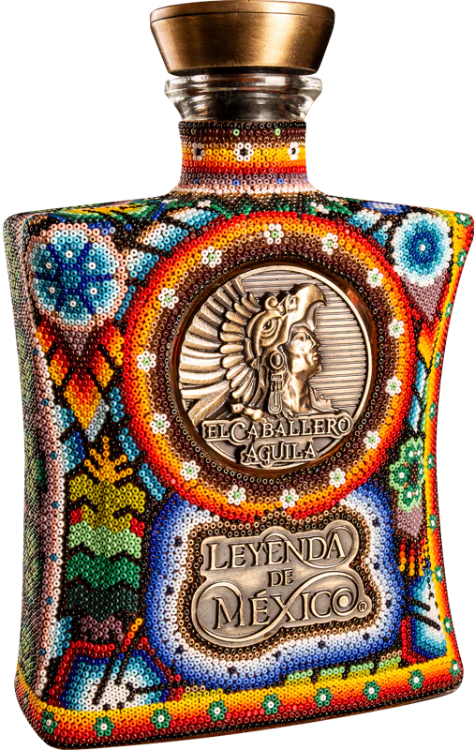 LEYENDA DE MEXICO TEQUILA EXTRA ANEJO BEADED BOTTLE 750ML