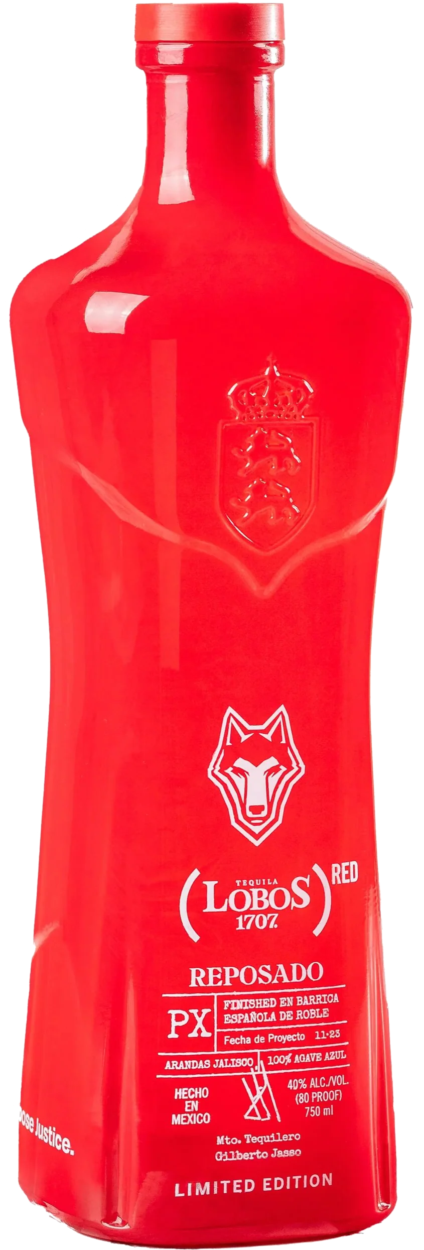 LOBOS 1707 TEQUILA REPOSADO RED LIMITED EDITION PX FINISHED 750ML