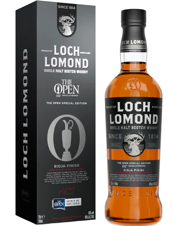 LOCH LOMOND THE OPEN 151 ROYAL LIVERPOOL EDITION SCOTCH SINGLE MALT RIOJA FINISH 750ML