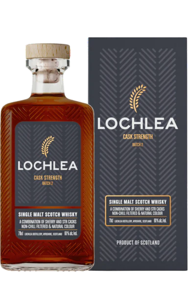 LOCHLEA SCOTCH SINGLE MALT CASK STRENGTH BATCH 2 700ML