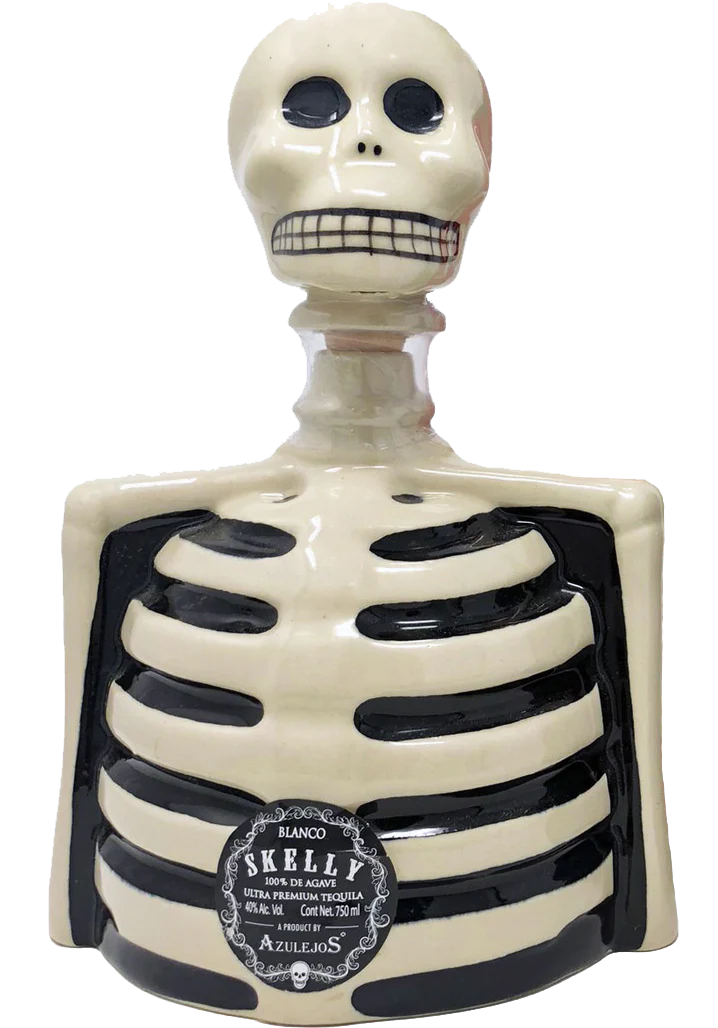 LOS AZULEJOS SKELLY TEQUILA BLANCO SKELETO 750ML - Image 2