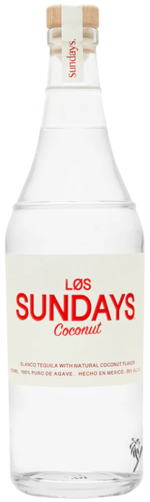 LOS SUNDAYS TEQUILA BLANCO COCONUT FLAVOR 750ML