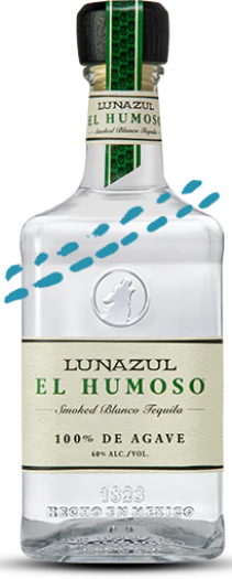 LUNAZUL TEQUILA BLANCO EL HUMOSO SMOKED 750ML