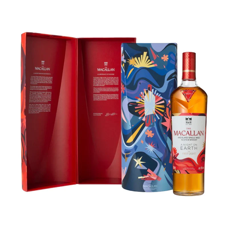 MACALLAN SCOTCH SINGLE MALT A NIGHT ON EARTH THE FIRST LIGHT HIGHLAND 750ML - Image 2