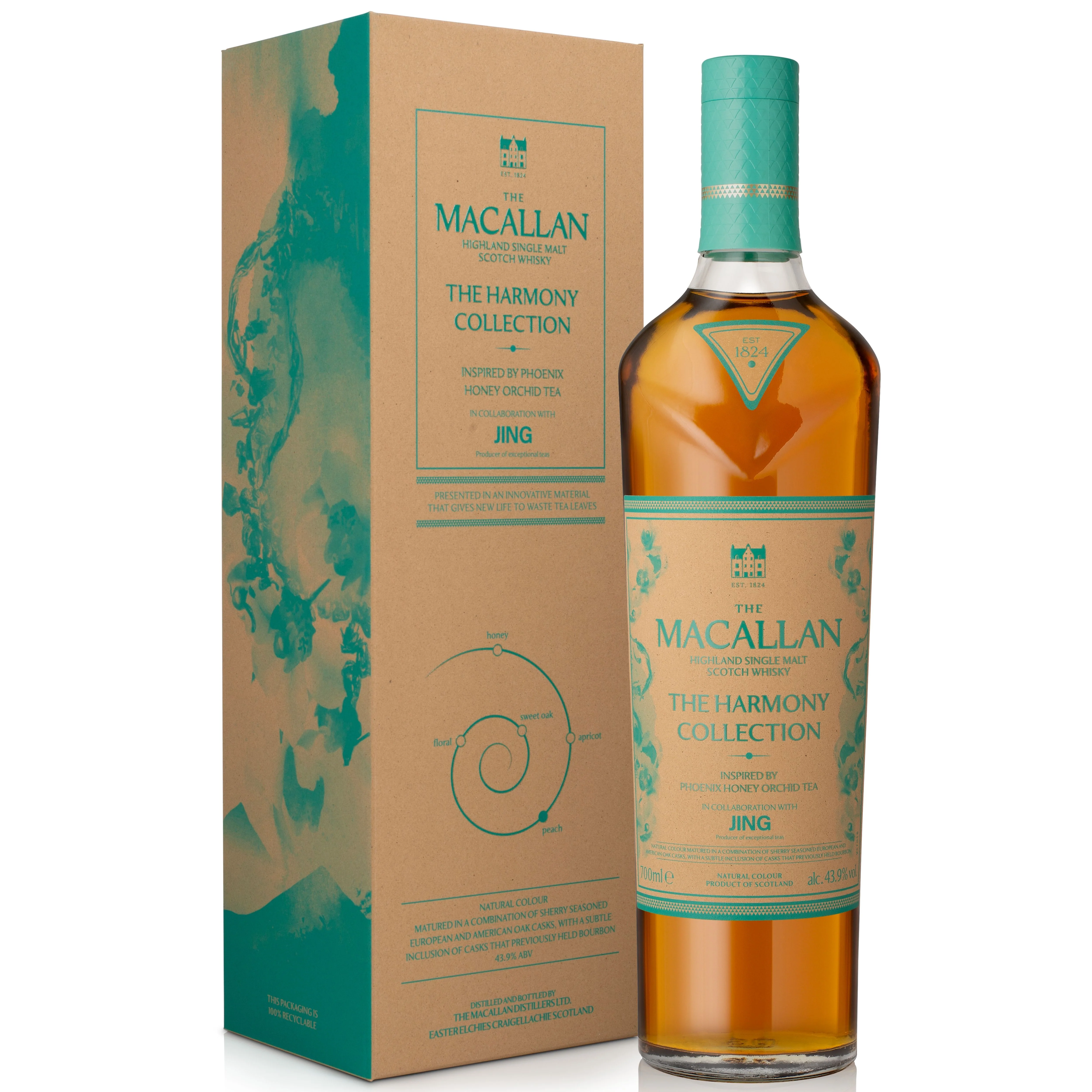 MACALLAN SCOTCH SINGLE MALT THE HARMONY COLLECTION PHOENIX HONEY ORCHID TEA HIGHLAND 750ML