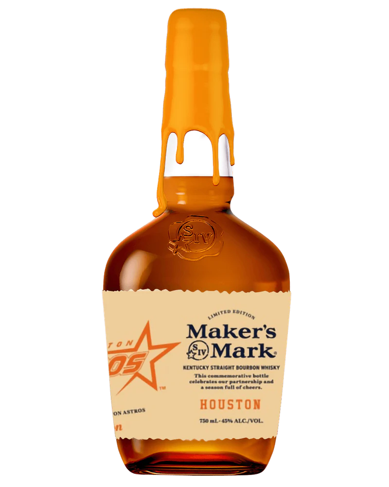 MAKERS MARK BOURBON STRAIGHT LIMITED HOUSTON ASTROS EDITION KENTUCKY 750ML