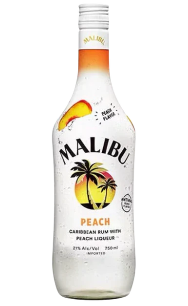 MALIBU RUM PEACH CARIBBEAN 1LI