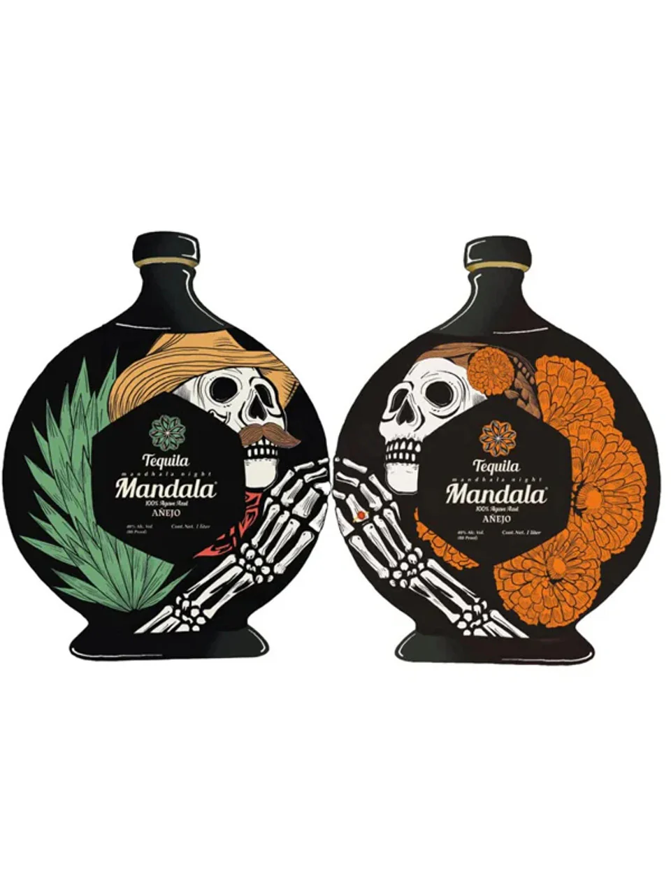 MANDALA TEQUILA ANEJO LIMITED 2025 DIA DE LOS MUERTOS EDITION 1LI