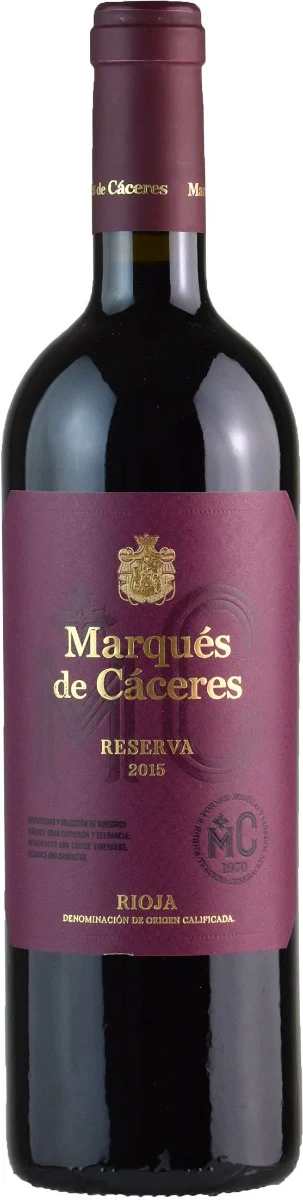 MARQUES DE CACERES RESERVA RIOJA DOCA SPAIN 2018