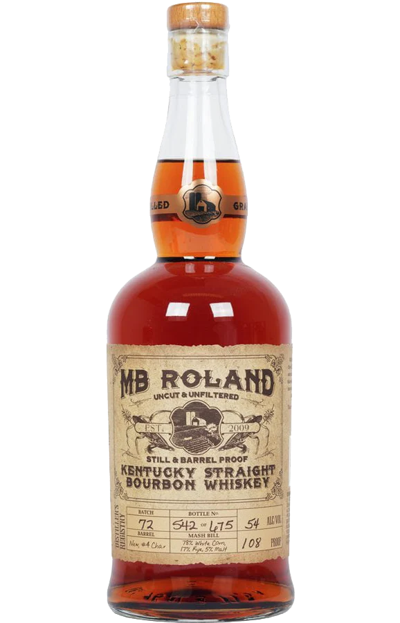 MB ROLAND BOURBON STILL & BARREL PROOF KENTUCKY 750ML
