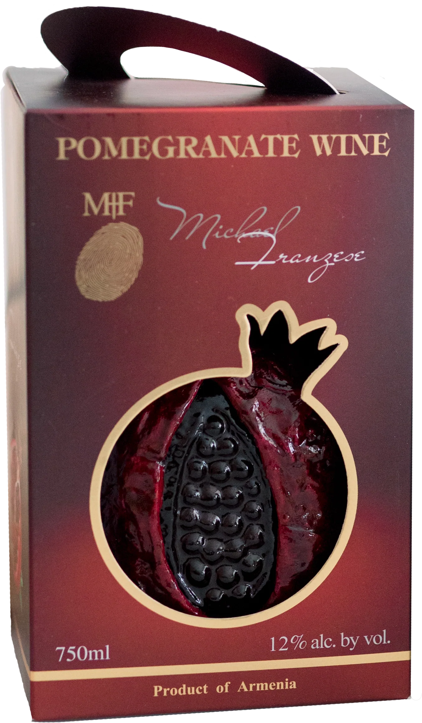 MICHAEL FRANZESE POMEGRANATE WINE ARMENIA 750ML - Image 2