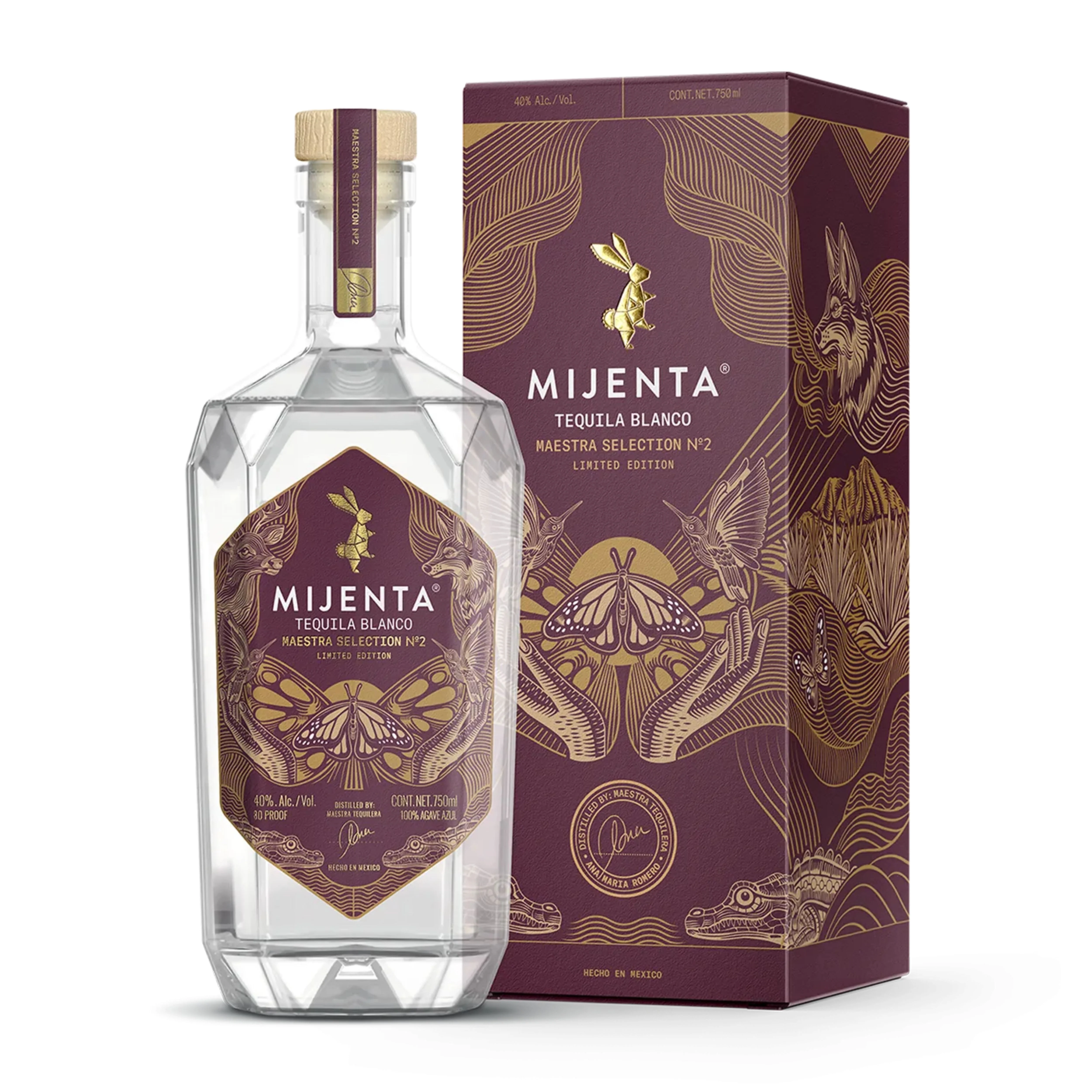 MIJENTA TEQUILA BLANCO MAESTRA SELECTION NO2 750ML