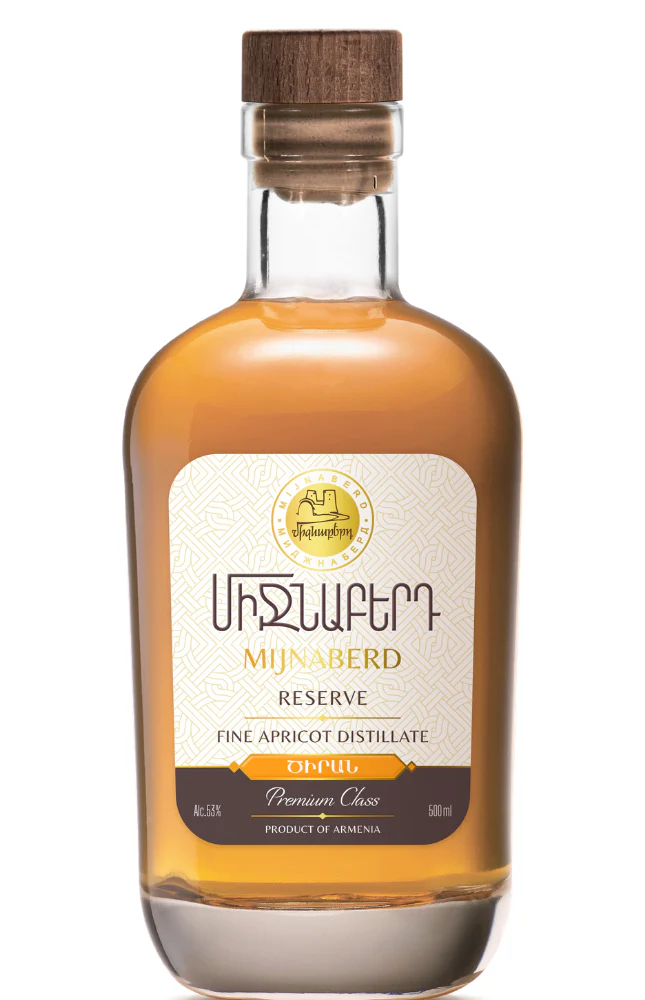 MIJNABERD BRANDY APRICOT RESERVE ARMENIA 3YR 750ML