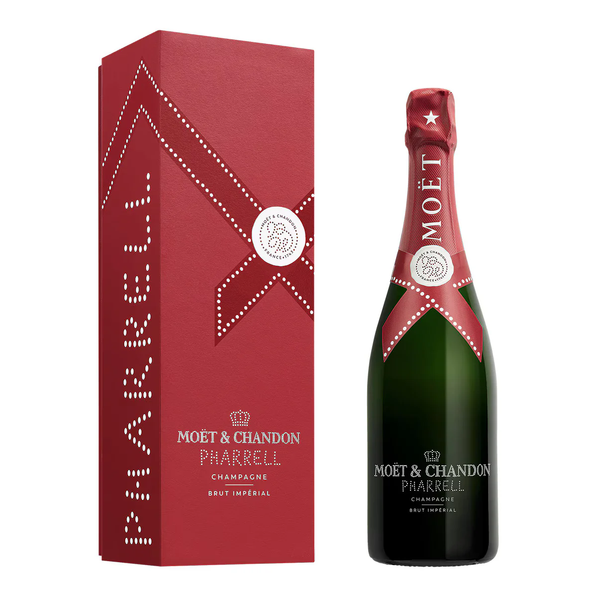 MOET & CHANDON CHAMPAGNE BRUT IMPERIAL PHARRELL WILLIAMS EDITION  FRANCE 750ML - Image 2