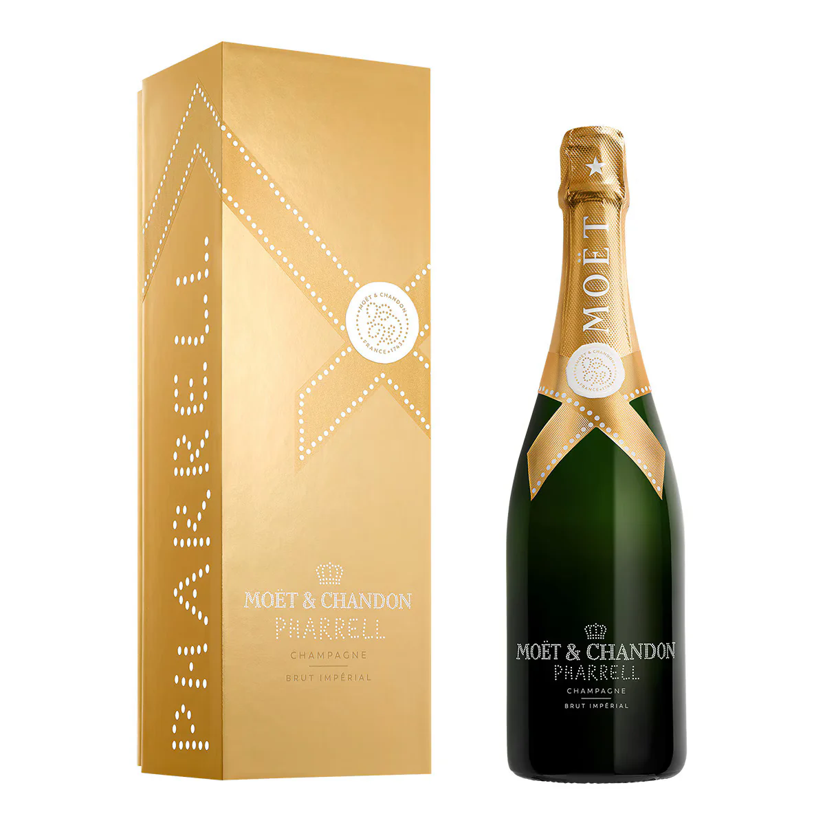MOET & CHANDON CHAMPAGNE BRUT IMPERIAL PHARRELL WILLIAMS EDITION  FRANCE 750ML - Image 3