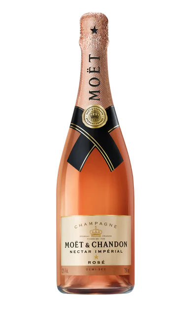 MOET & CHANDON CHAMPAGNE NECTAR IMPERIAL ROSE FRANCE 750ML