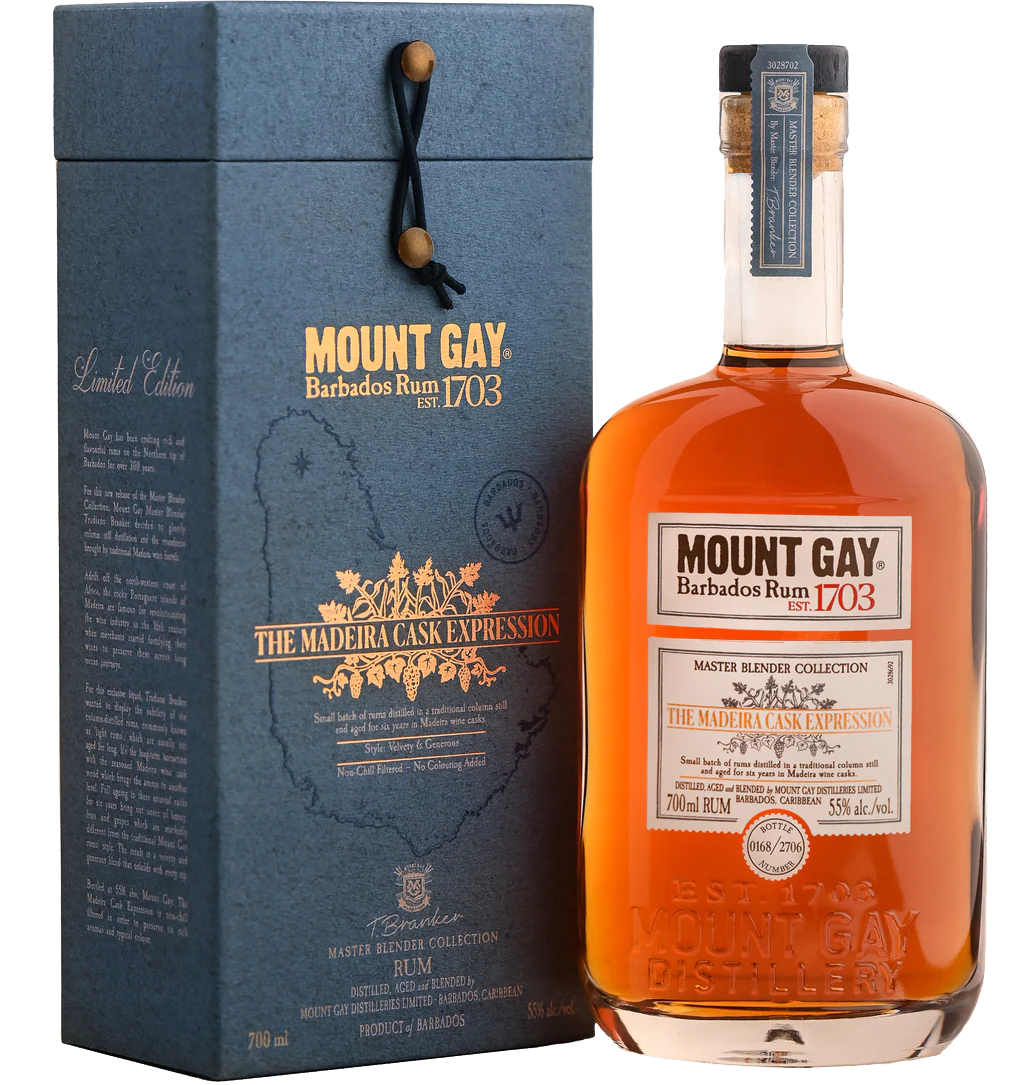 MOUNT GAY RUM MASTER BLENDER COLLECTION #5 MADEIRA CASK EXPRESSION BARBADOS 700ML