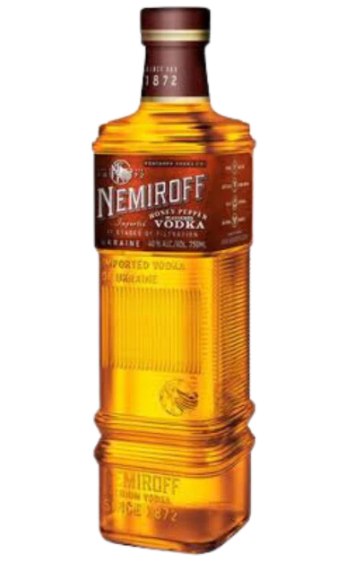 NEMIROFF VODKA HONEY PEPPER UKRAINE 750ML