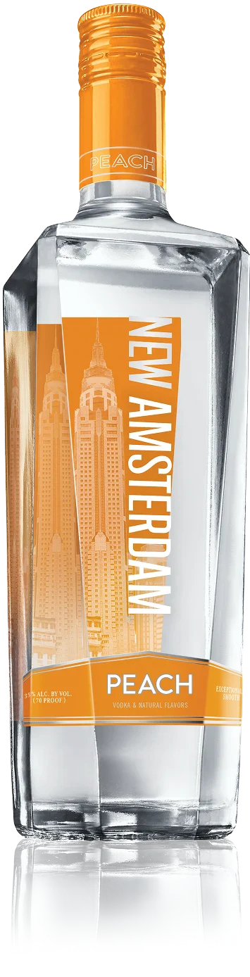 NEW AMSTERDAM VODKA PEACH FLAVORED 1.75LI