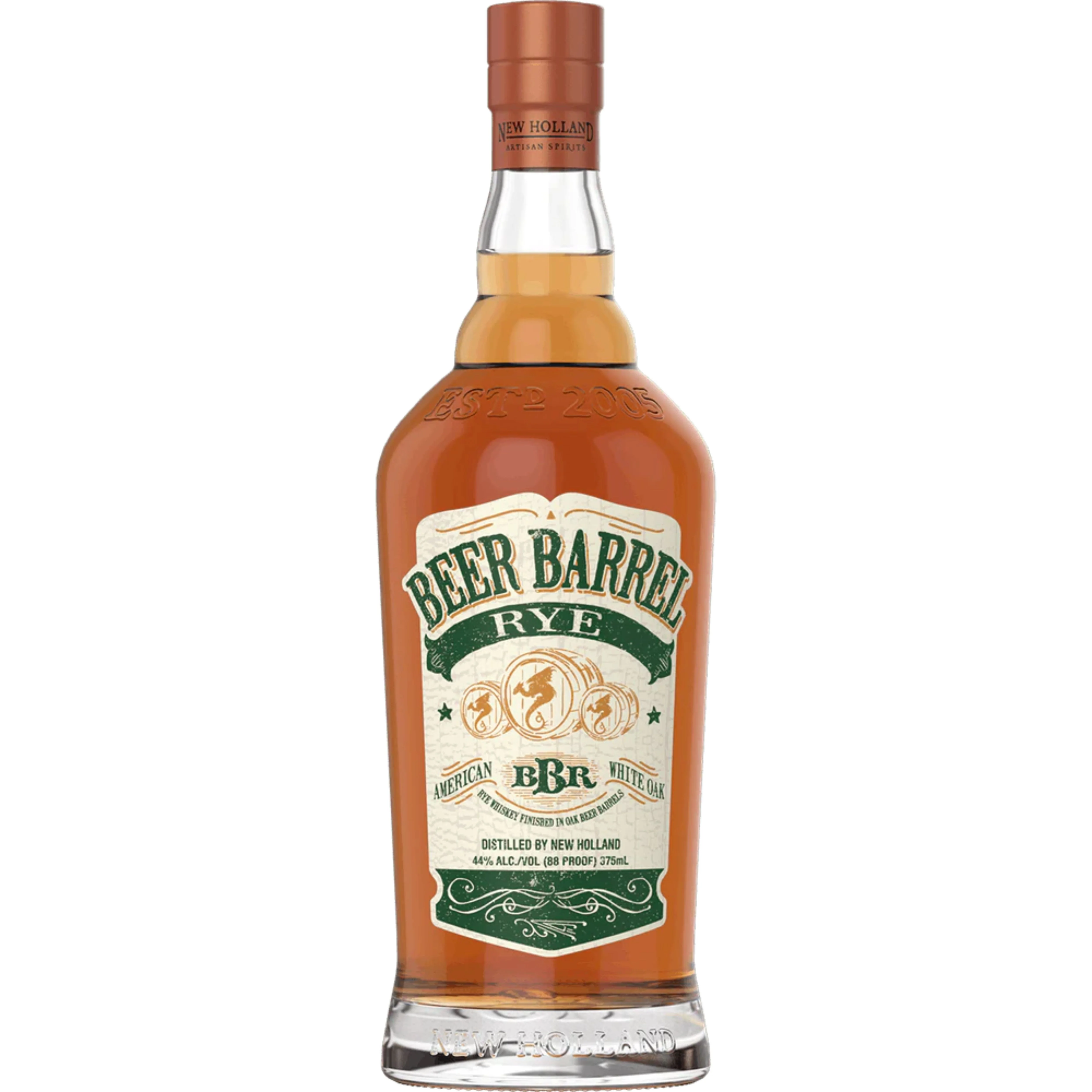 NEW HOLLAND WHISKEY BEER BARREL RYE MICHIGAN 750ML