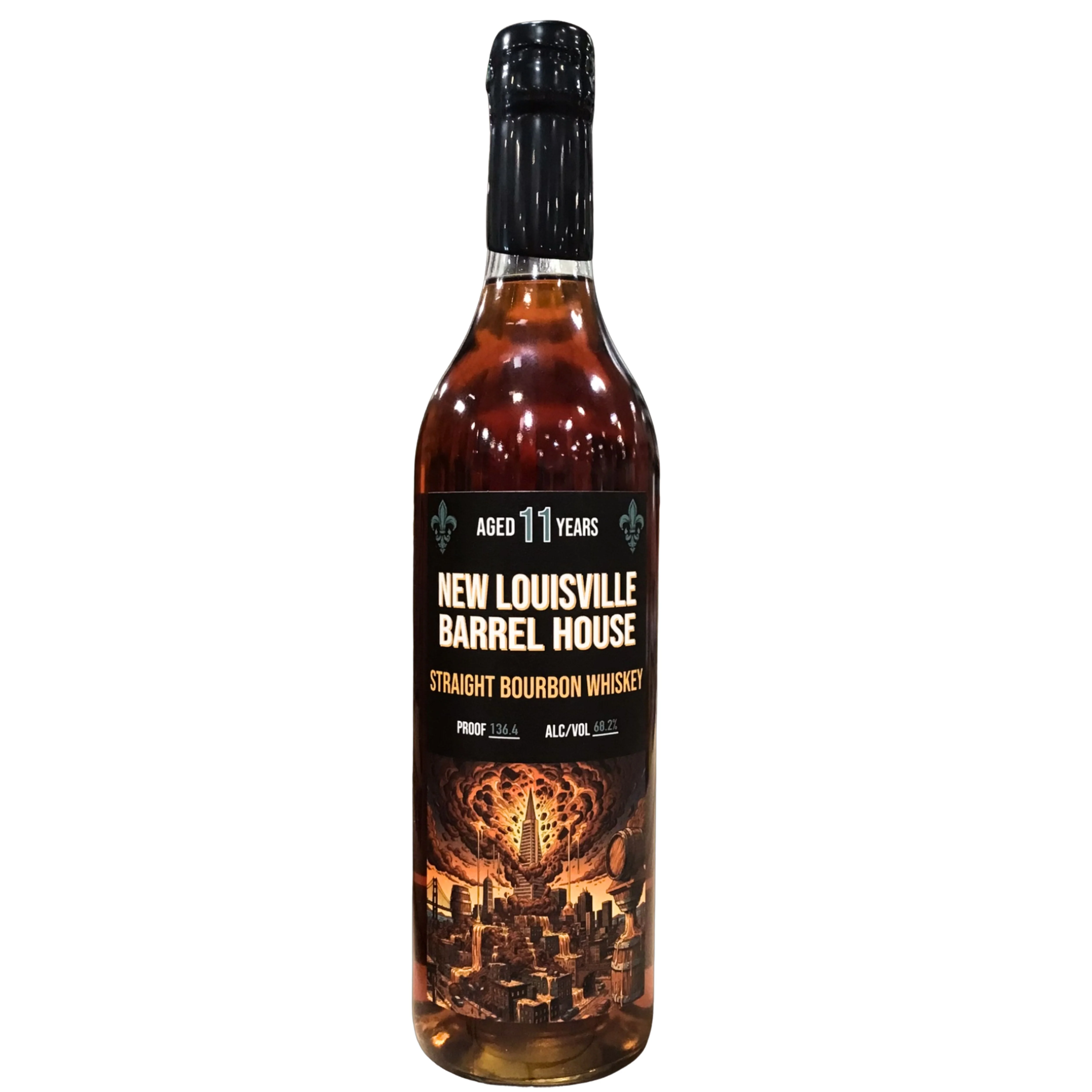 NEW LOUISVILLE BARREL HOUSE BOURBON COCOA BAY KENTUCKY 11YR 750ML