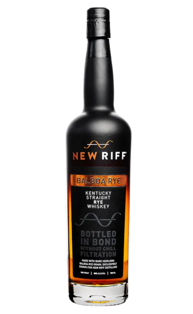 NEW RIFF WHISKEY STRAIGHT RYE BALBOA BOTTLED IN BOND KENTUCKY 750ML