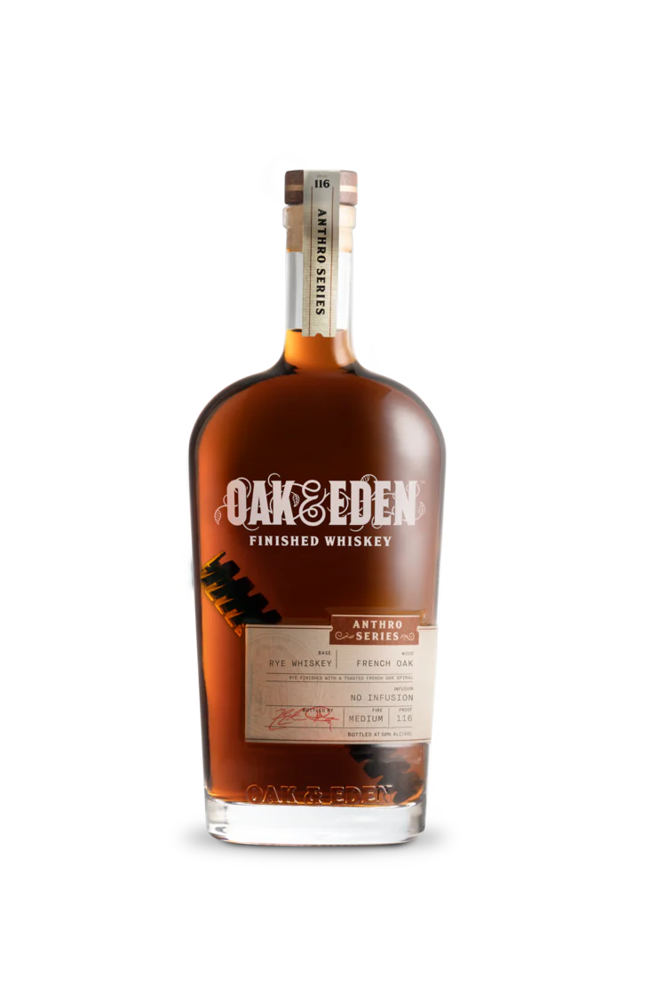 OAK & EDEN BOURBON WHISKEY ANTHRO SERIES INDIANA 750ML