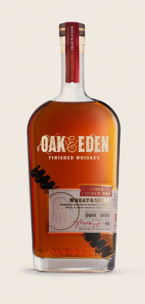 OAK & EDEN BOURBON WHEAT & SPIRE FIRED FRENCH OAK TEXAS 750ML