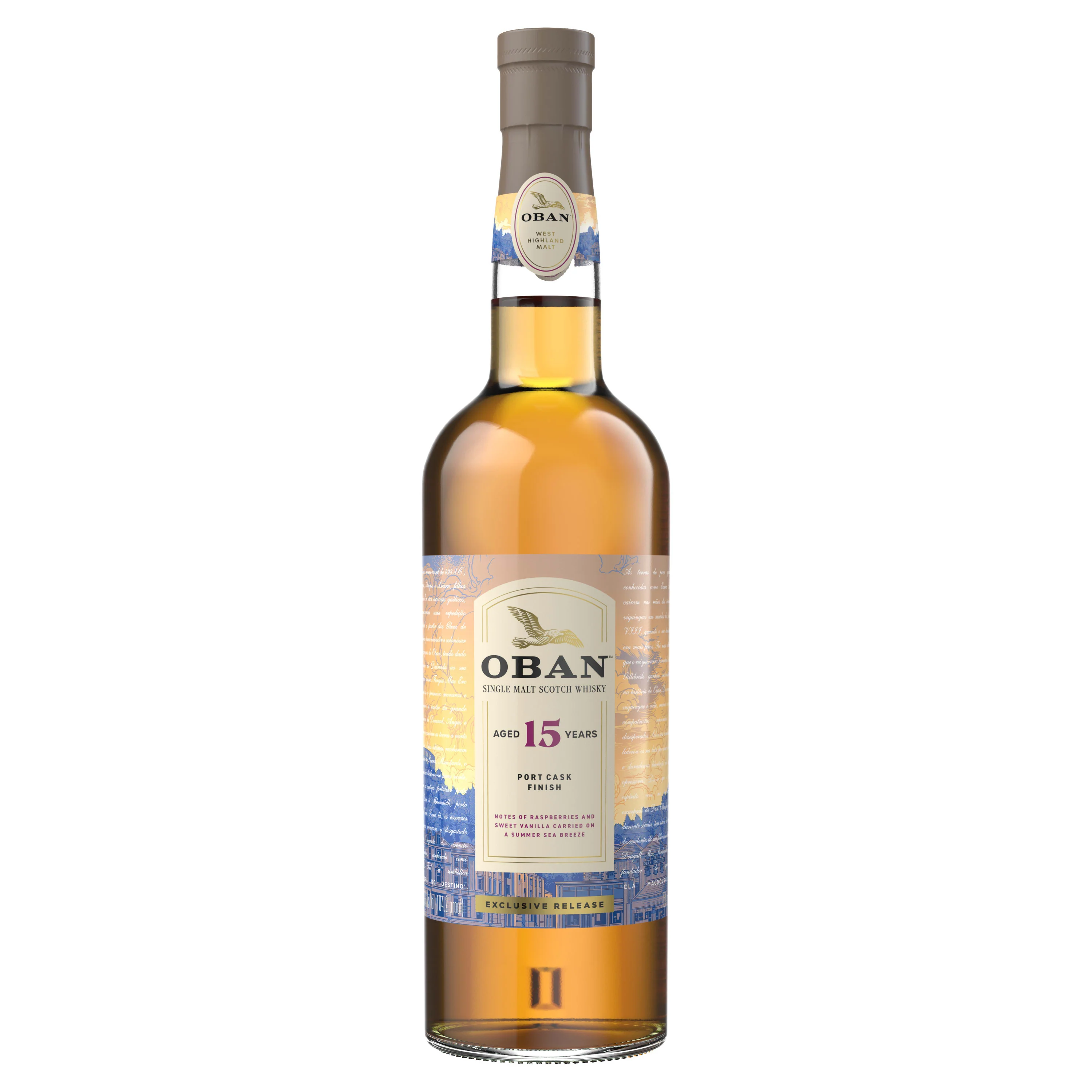 OBAN SCOTCH SINGLE MALT PORT CASK FINISH HIGHLAND 15YR 750ML