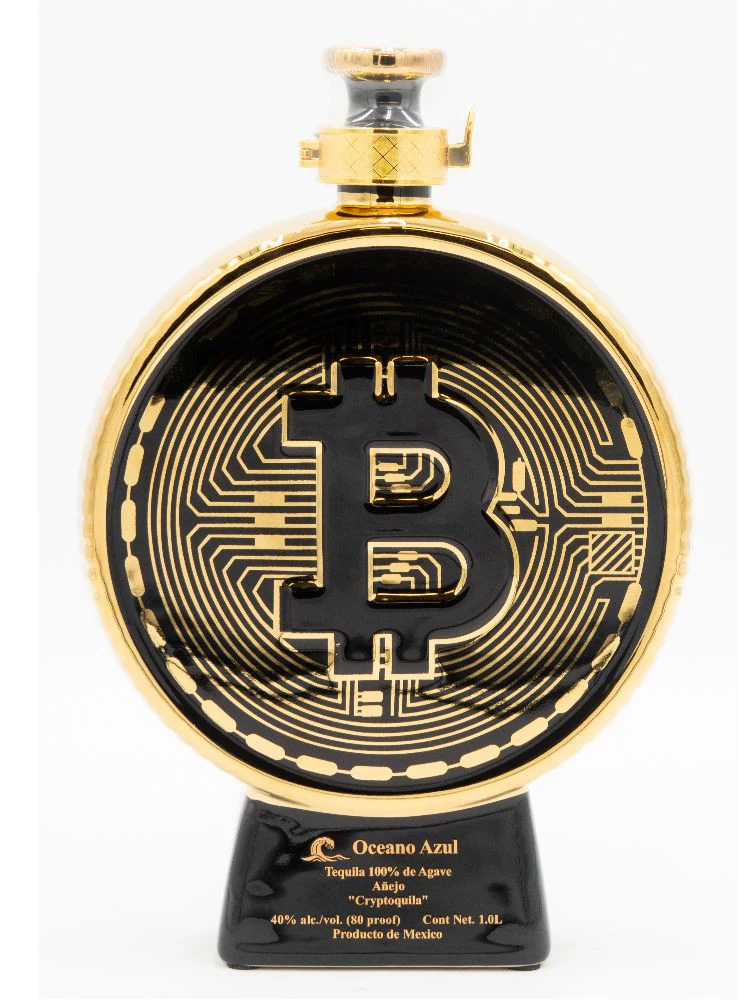 OCEANO AZUL CRYPTOQUILA TEQUILA ANEJO 1LI