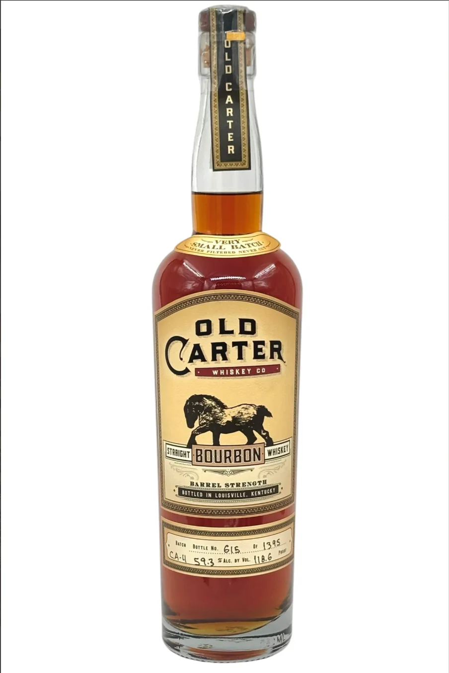 OLD CARTER BOURBON BARREL STRENGTH BATCH CA-4 KENTUCKY 750ML