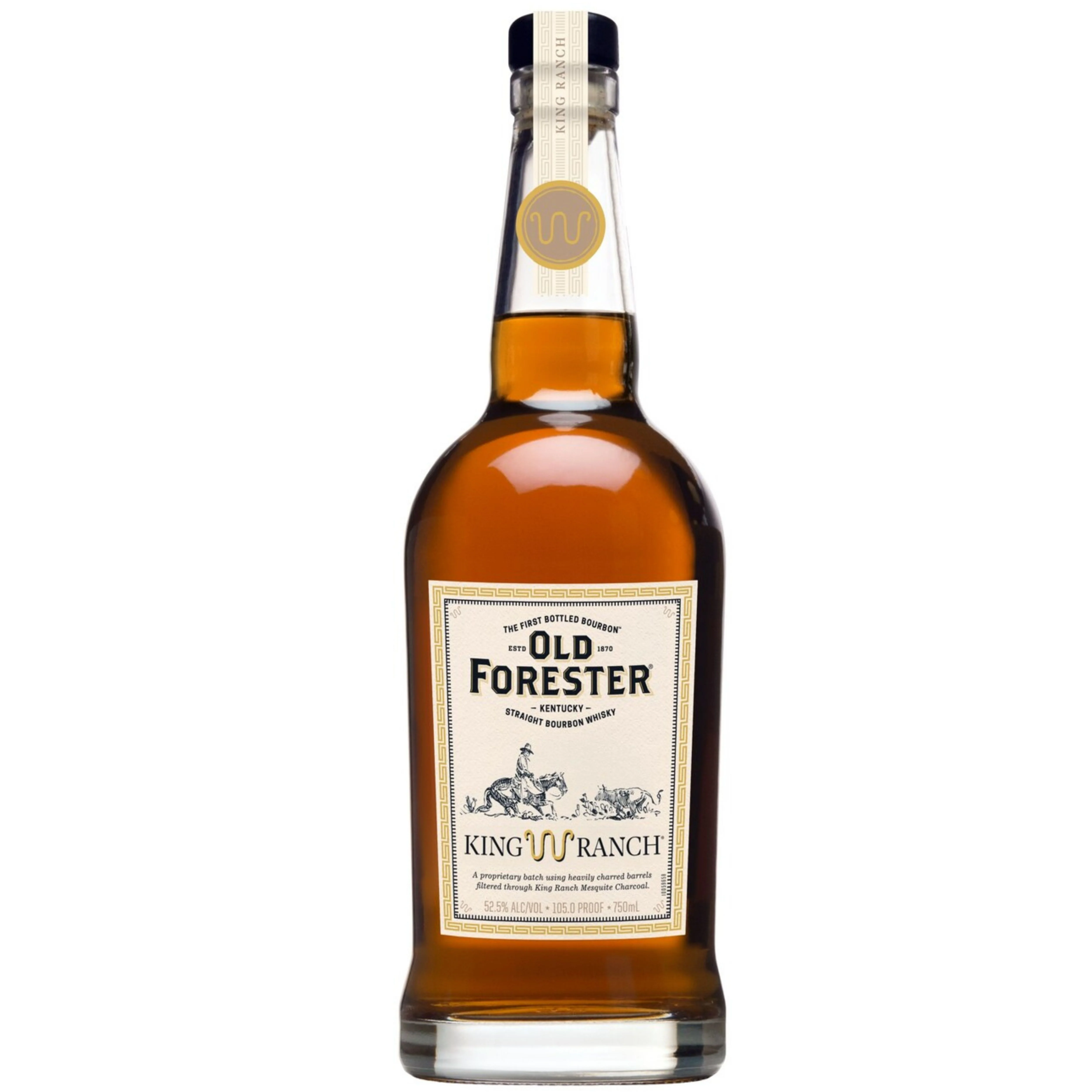OLD FORESTER BOURBON STRAIGHT KING RANCH 105PF KENTUCKY 750ML