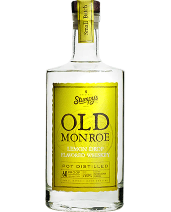 OLD MONROE WHISKEY LEMON DROP FLAVORED ILLINOIS 750ML