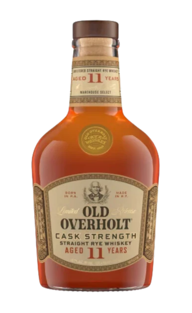OLD OVERHOLT WHISKEY RYE CASK STRENGTH KENTUCKY 11YR 750ML
