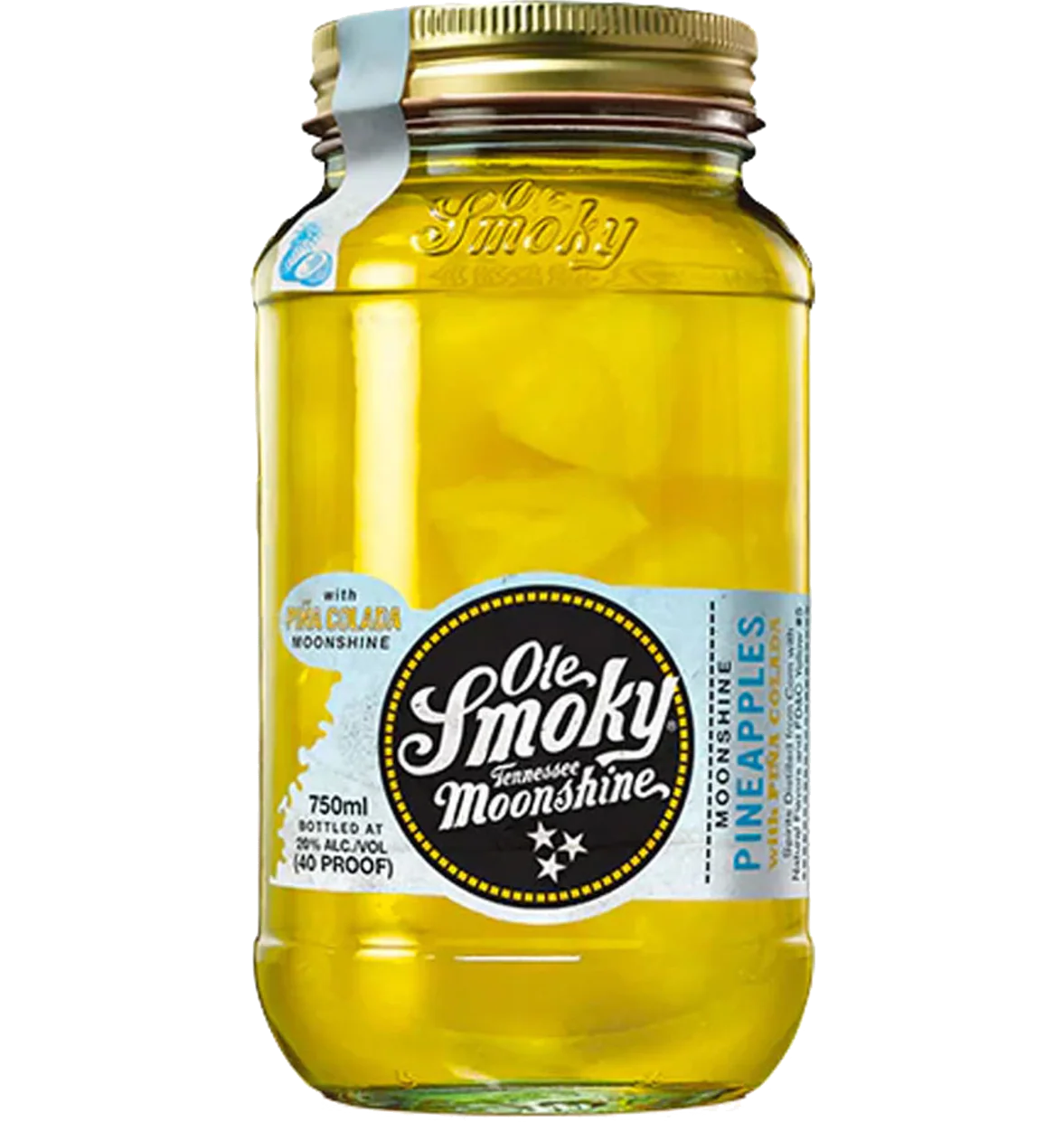 OLE SMOKY MOONSHINE PINEAPPLES 750ML