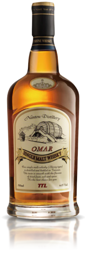 OMAR WHISKY SINGLE MALT SHERRY TYPE TAIWAN 700ML