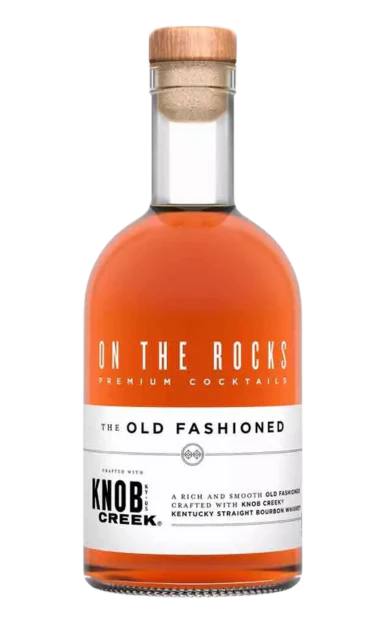 OTR ON THE ROCKS COCKTAIL THE OLD FASHIONED KNOB CREEK KENTUCKY STRAIGHT BOURBON 750ML